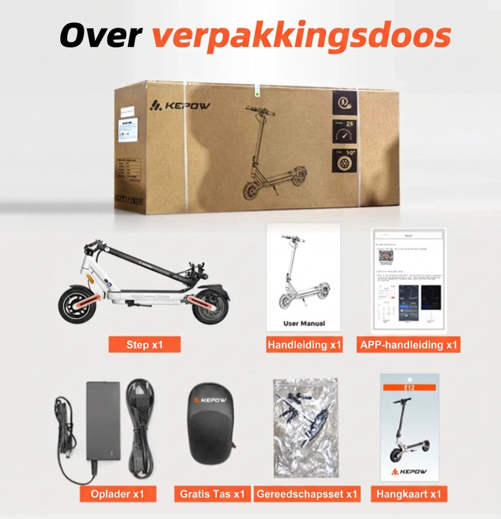 Elektrische step KEPOW E12