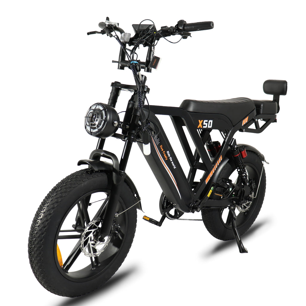 VOMO X50 Elektrische Fatbike – 48V 18.2Ah – Inclusief GPS & Alarm Pakket