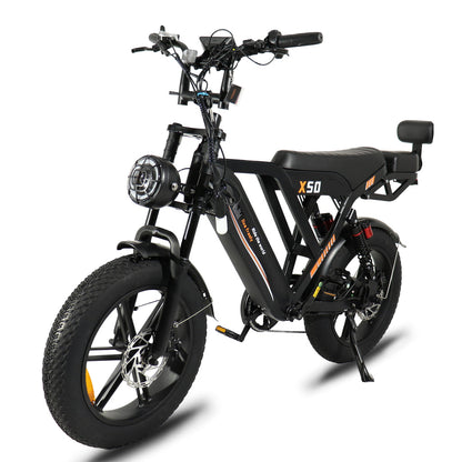 VOMO X50 Elektrische Fatbike – 48V 18.2Ah – Inclusief GPS & Alarm Pakket