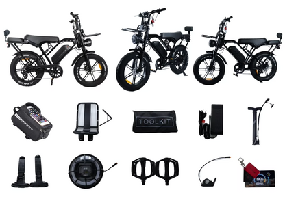 VOMO X80 Pro Elektrische Fatbike – 48V 15Ah – Inclusief GPS & Alarm Pakket